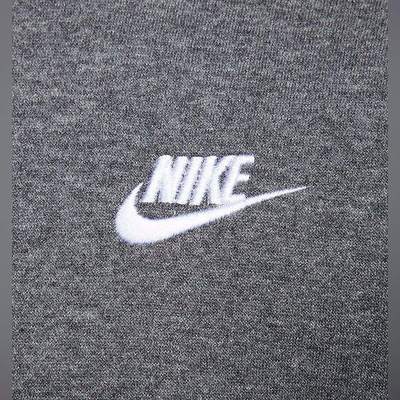 Nike Sportswear Club Gray Athletic Fleece Pullover Hoodie Sweatshirt size L - Picture 10 of 11